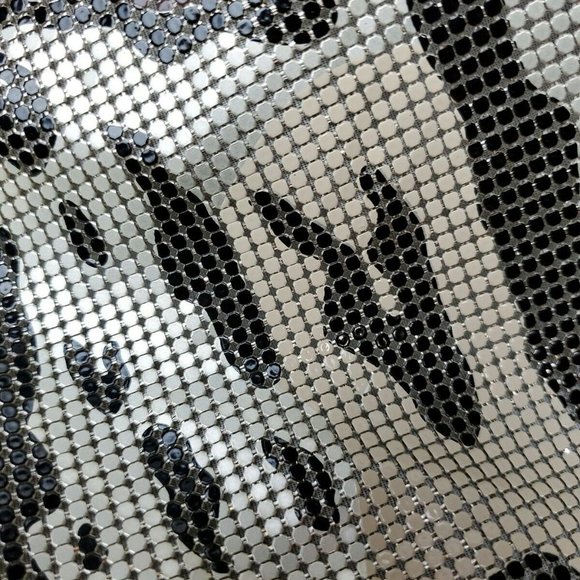 Whiting Davis Mesh Bracelet Bag Pattern Python - Picture 5 of 7